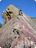 Andy Leach - Climbing in the Flatirons