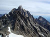 Middle Teton and Grand Teton as seen from the summit of South Teton....