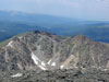 View of Desolation Peak from the summit of Ypsilon Mountain....