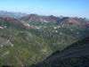 View of Cinnamon Pass from the summit of Handies Peak....