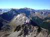 Looking south into the heart of the Never Summer Range from the summit of M...