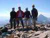Eric, Barry, Alan, and me on the summit of Mount Moran....