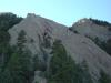 View of the Fifth Flatiron from the top of Royal Arch....