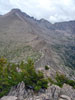 View of Longs Peak's long north ridge from the sumit of Half Mountain....