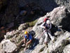 Me and Brian belaying at the notch between the third and fourth aces....