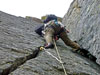 Another shot of me leading the second pitch...