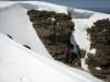 Some cornices near the top of James Peak.  I think the very left edge of th...