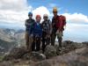 Fabio, Jackie, Alan and me on the summit of Crestone Needle....