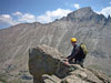 Me on the summit of block of The Spearhead - or as close as I was willing t...