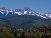 View of the North Face of Mount Sneffels during the drive up Dallas Creek....
